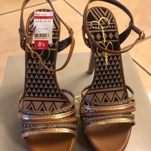 Jessica Simpson Strappy Heels - NWT 8.5